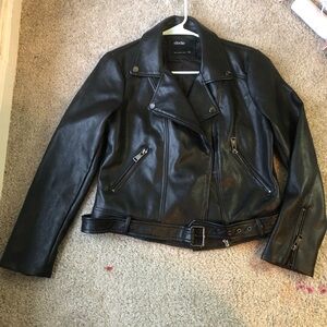 Women's Black Leather Jacket